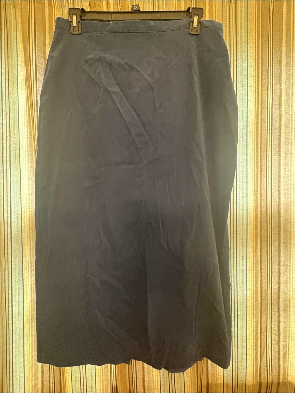 Women's blue Maxi Skirt - Streamlined Everyday Style